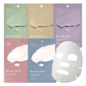 image:imageMIZON Joyful Time Jeju Face Mask Heartleaf Koren Full Face mask Nonsticky Boosts Hydration with Jeju Yellow Complex10 PCSMultiPack